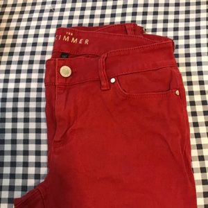 Red Skinny Jeans